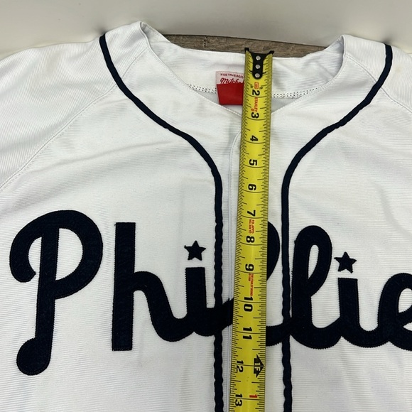 Mitchell & Ness Vintage Cooperstown Philadelphia Phillies Jimmie Fox #4 Jersey - Picture 10 of 11